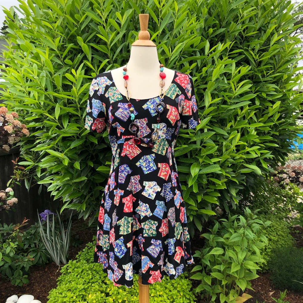 Vintage Reyn Spooner Hawaiian shirt print sun dress - Picture 3 of 7